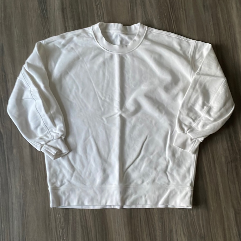 Oversized crew neck